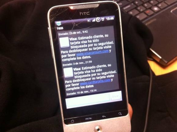 SMiShing, las estafas bancarias a través de los móviles cada vez más comunes