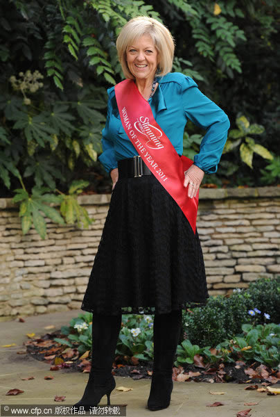 Coronada “La flaca del año 2011″, por perder 125 kilogramos