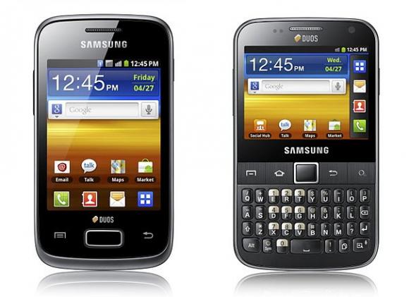Samsung presenta los nuevos Galaxy Y Duos con Dual SIM