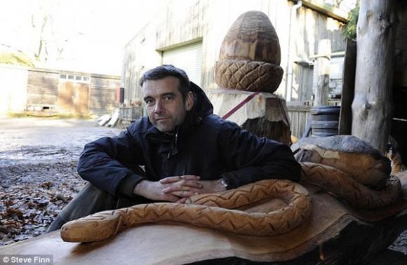 Crea obras maestras con troncos de árboles (Fotos)