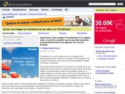 Crear thumbails. imagenes en minuatura de paginas webs