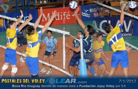 Boca Río Uruguay se recuperó con una victoria clara sobre Jujuy Voley