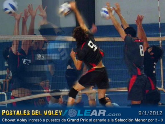 Chovet volvió a la victoria e ingresó al Grand Prix al ganar 3-0 a la Selección Menor.