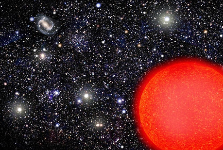 Un mapa del ¨lado oscuro¨ del Universo.