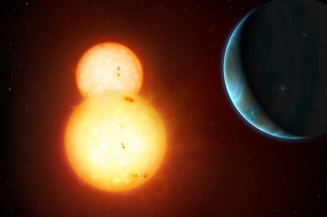 La Vía Láctea tiene millones de planetas con dos soles.