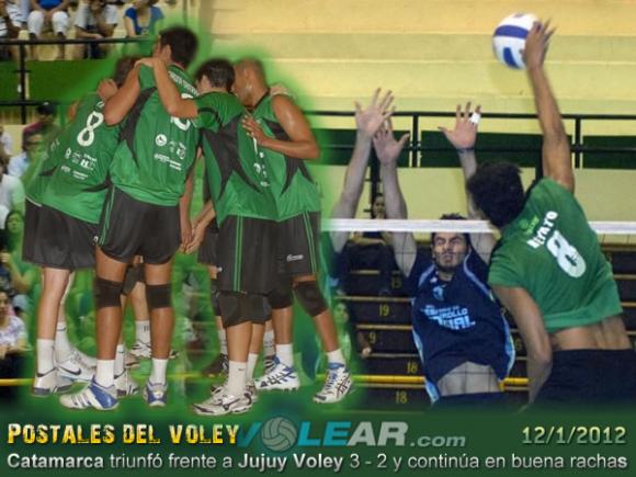 Catamarca triunfó frente a Jujuy Voley y continúa en buena racha.