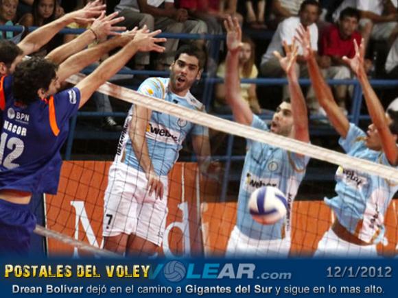 Drean Bolívar dejó en el camino a Gigantes del Sur y sigue puntero.