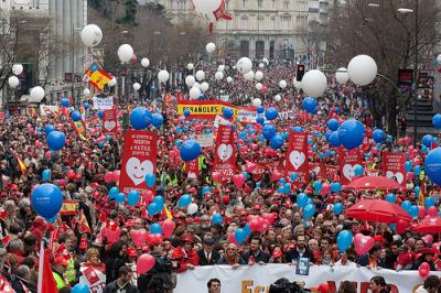 ¨Derogación ya¨, iniciativa en España por la derogación de la ley del aborto