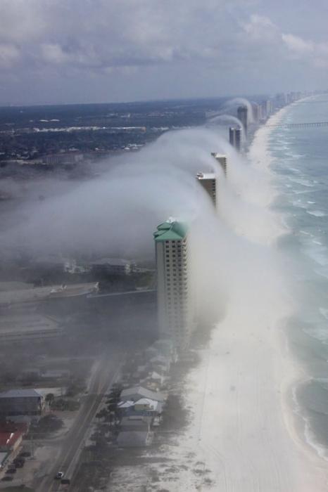 Tsunami en Florida…, pero de nubes (Fotos)