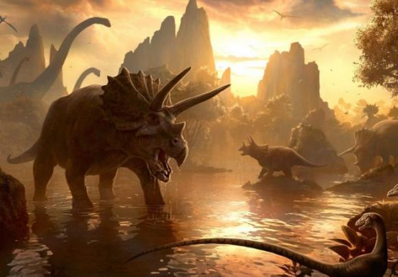 El primer nido de crías de dinosaurios