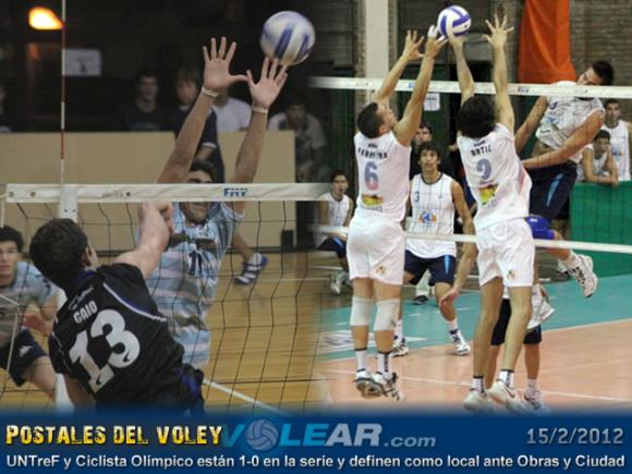 UNTreF y Ciclista Olímpico están 1-0 en la serie y definen como local ante Obras y Ciudad.