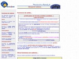 Memorias de un aprendiz de php