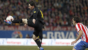 “Una genialidad de Messi nos dejó sin nada” Barcelona 2 - Atlético de Madrid 1