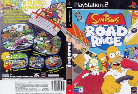 Los Simpsons Road Rage [Play Station 2]