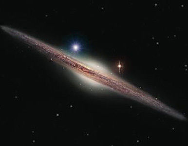 El agujero negro que sobrevivió la destrucción de una galaxia. 