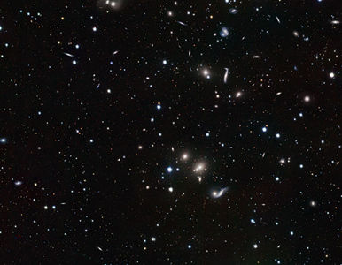 Las galaxias protagonizan un baile sin igual.