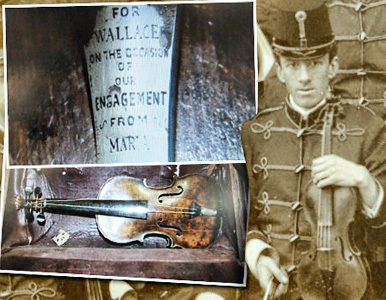 Podrían haber hallado el mítico violín del Titanic.