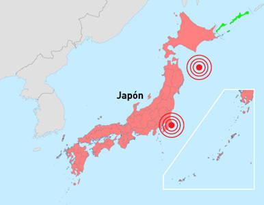 Un terremoto de magnitud 6,8 sacude Japón.