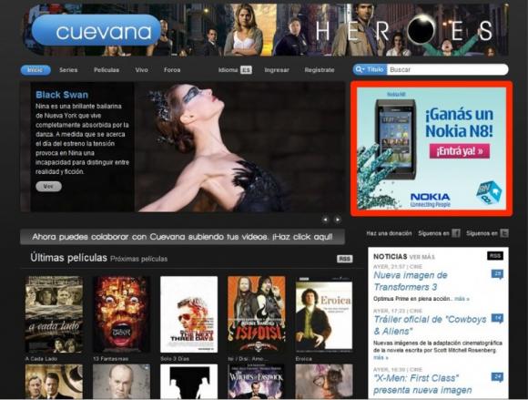 Inician causa penal contra Cuevana en Argentina