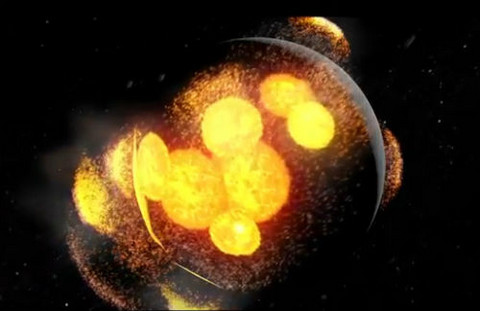 La evolución de la Luna en 3 minutos.