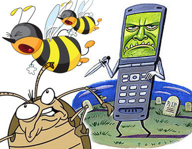 Humanidad en Peligro: Los móviles matan a abejas y cucarachas.