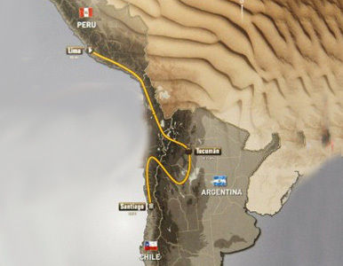 El Rally Dakar 2013 tendrá su punto de partida en Lima, Perú.