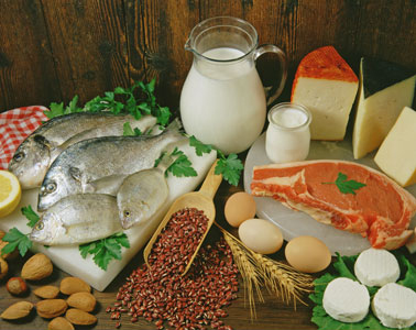 Alimentos ricos en fósforo.