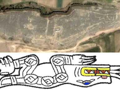 Gracias a Google Earth se descubren en Perú unos geoglifos prehistóricos.