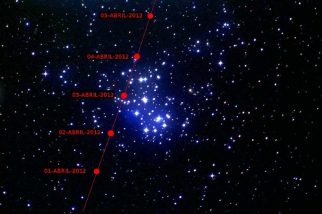 El espectáculo cósmico de Venus y las Pléyades