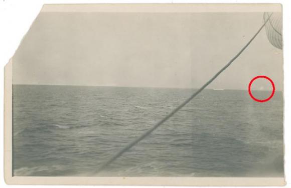 Sale a la luz la única fotografía existente del iceberg que hundió el Titanic un siglo después de la tragedia.