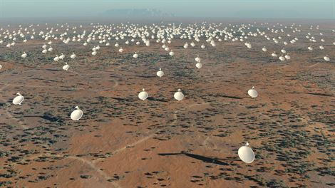 Sudáfrica y Australia pugnan por el mayor telescopio terrestre.