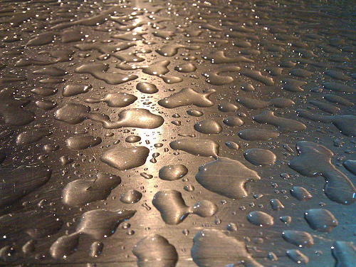 Gotas de lluvia fosilizadas revelan la antigua atmósfera.