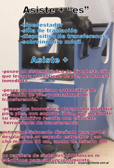 Un Argentino inventó y patentó una novedosa silla para los enfermos de Alzheimer