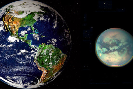 Titán tiene lagos como los de la Tierra.