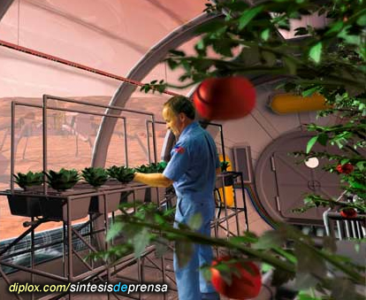 Proyecto MELiSSA: producir comida y agua a partir de residuos orgánicos.