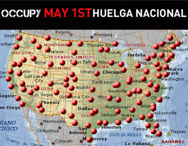 Huelga histórica que ´devorará´ EE.UU.: 115 ciudades paralizarán el país el 1 de Mayo.