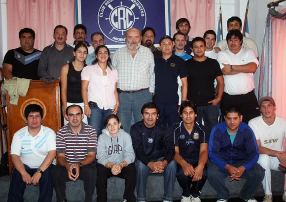 Rodolfo Rezzoagli se reunió con los árbitros del NEA y Santa Fe.