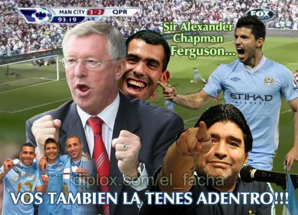 El Kun Agüero, héroe argentino en suelo británico.