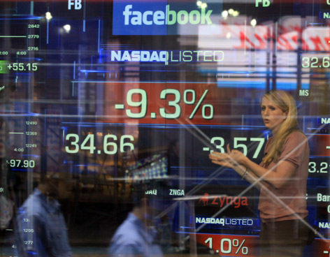 Facebook sigue en picada, cierra con pérdida de 8.55%