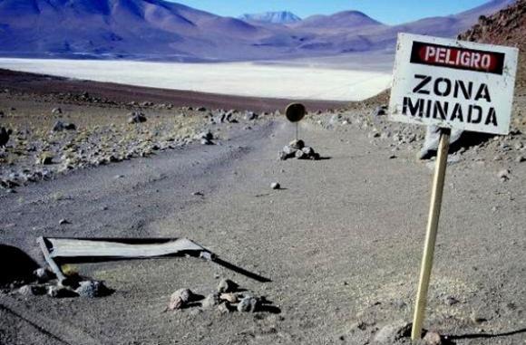 La olvidada frontera minada entre Chile y Perú