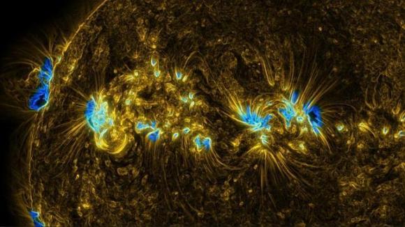 Espectaculares imágenes del Sol «incandescente»