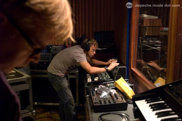 Preparando el estudio para el nuevo disco de Depeche Mode!!!