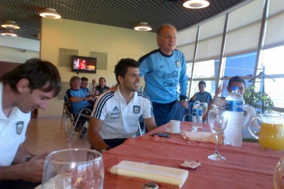 La selección, distendida horas antes del partido contra Ecuador