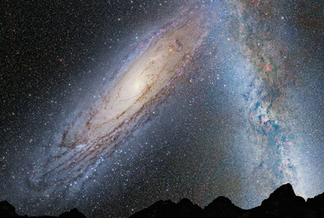 Un agujero negro vaga por el Universo.