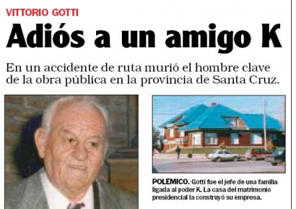 Vittorio Gotti, el empresario K cuya muerte aún intenta taparse. EVAPORADO HASTA DE GOOGLE.