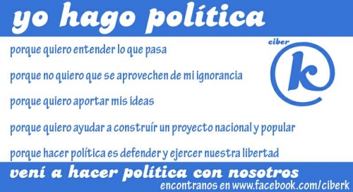 Cómo arruinarles el negocio a los “ciber K”. NO LO HACEN POR EL MODELO, SINO POR LA PLATA.