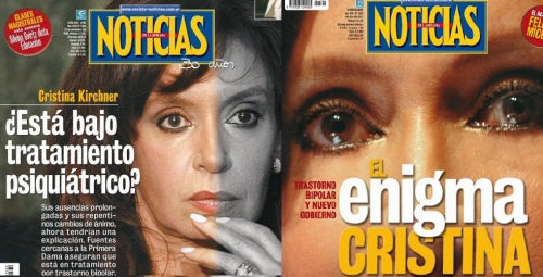 Blogueros K alertan sobre la operación “Cristina está loca”. LA SALUD MENTAL DE LA PRESIDENTA: UN HECHO DESTITUYENTE.