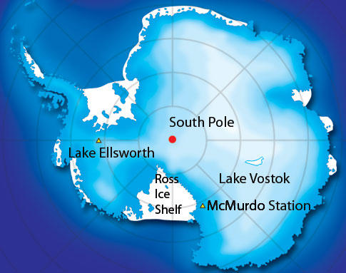 La anomalía magnética del lago Vostok.