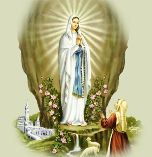 Oración a la Virgen de Lourdes.