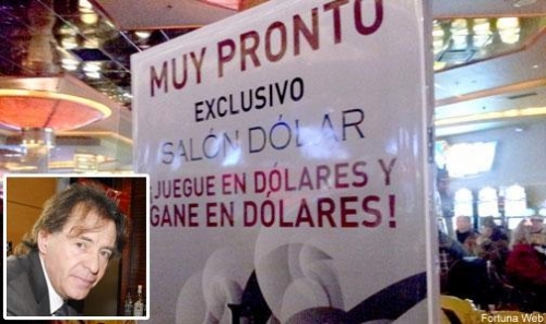 Ser empresario K tiene sus privilegios: Las maquinitas de Cristóbal López pagarán en dólares. CONTROVERTIDA INICIATIVA EN EL HIPÓDROMO DE PALERMO.